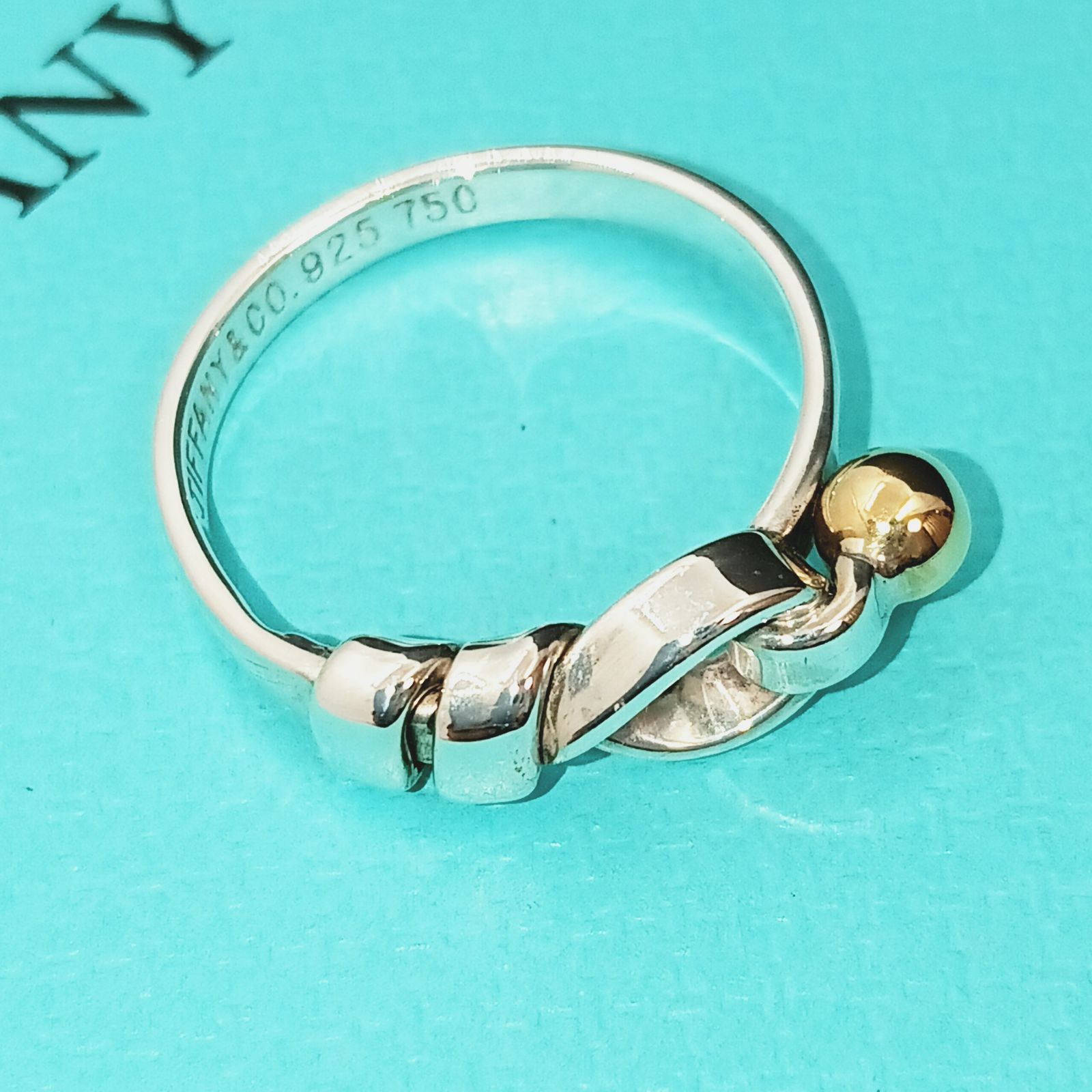 新品仕上げ】ティファニー Tiffanyリング フック＆アイ SV925 750 約10