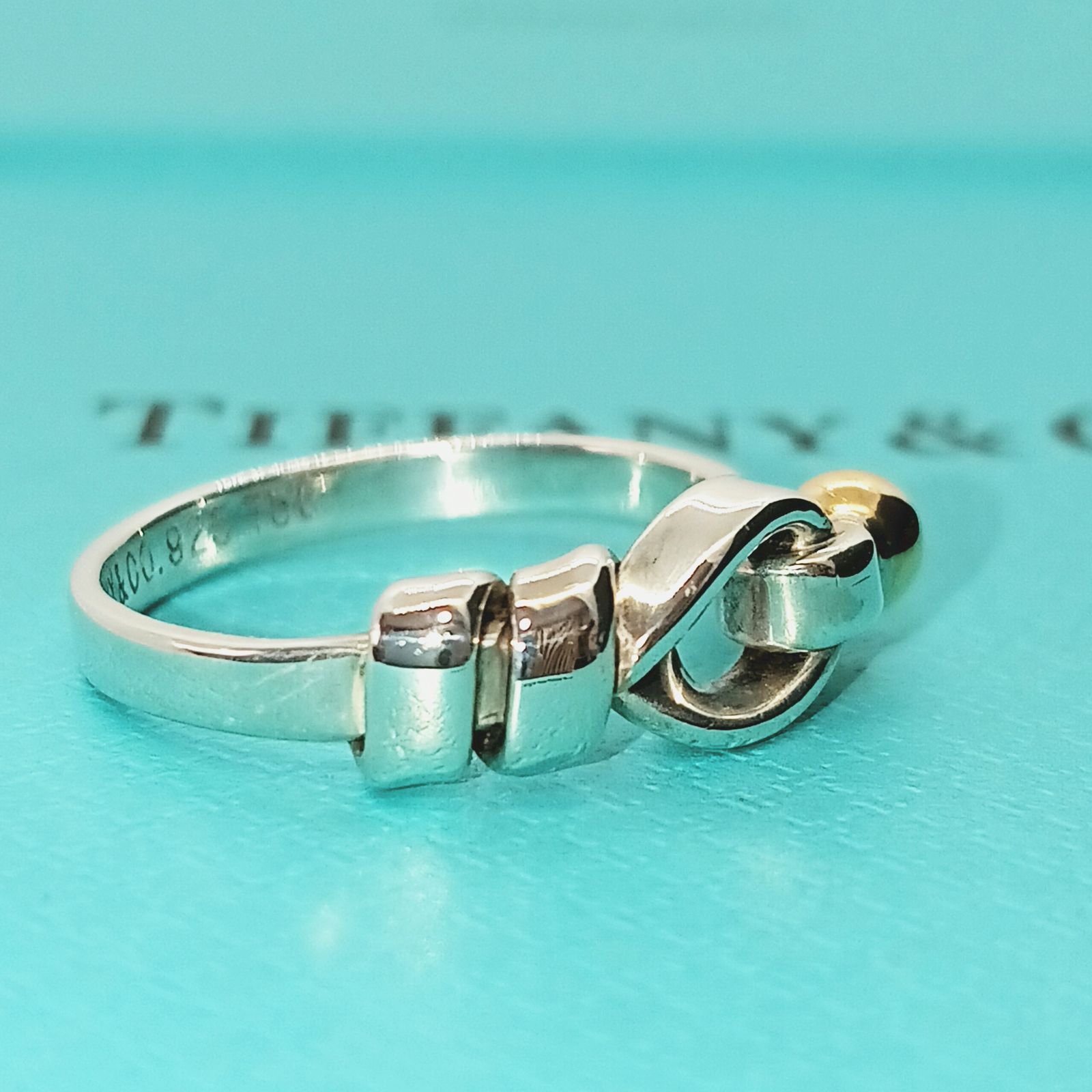 新品仕上げ】ティファニー Tiffanyリング フック＆アイ SV925 750 約10