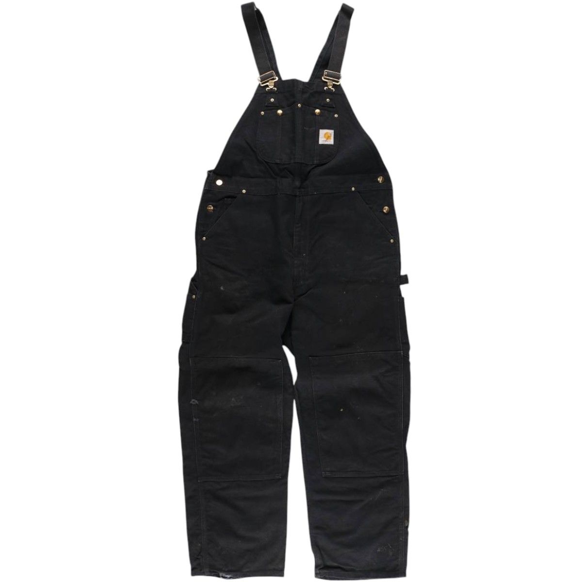 古着 ビッグサイズ カーハート Carhartt ダブルニー ダック オーバーオール メンズw 41相当 eaa 599506