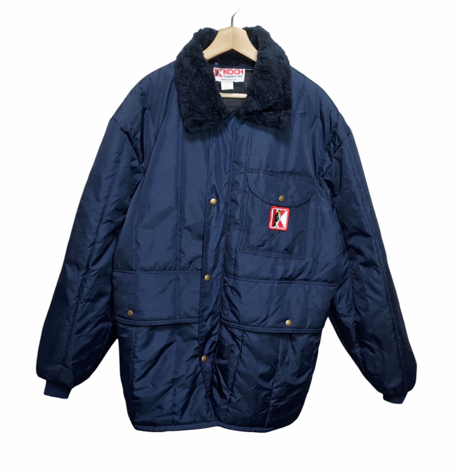 70 s 80 Koch Supplies Inc ボア 中綿 キルティングワークジャケット