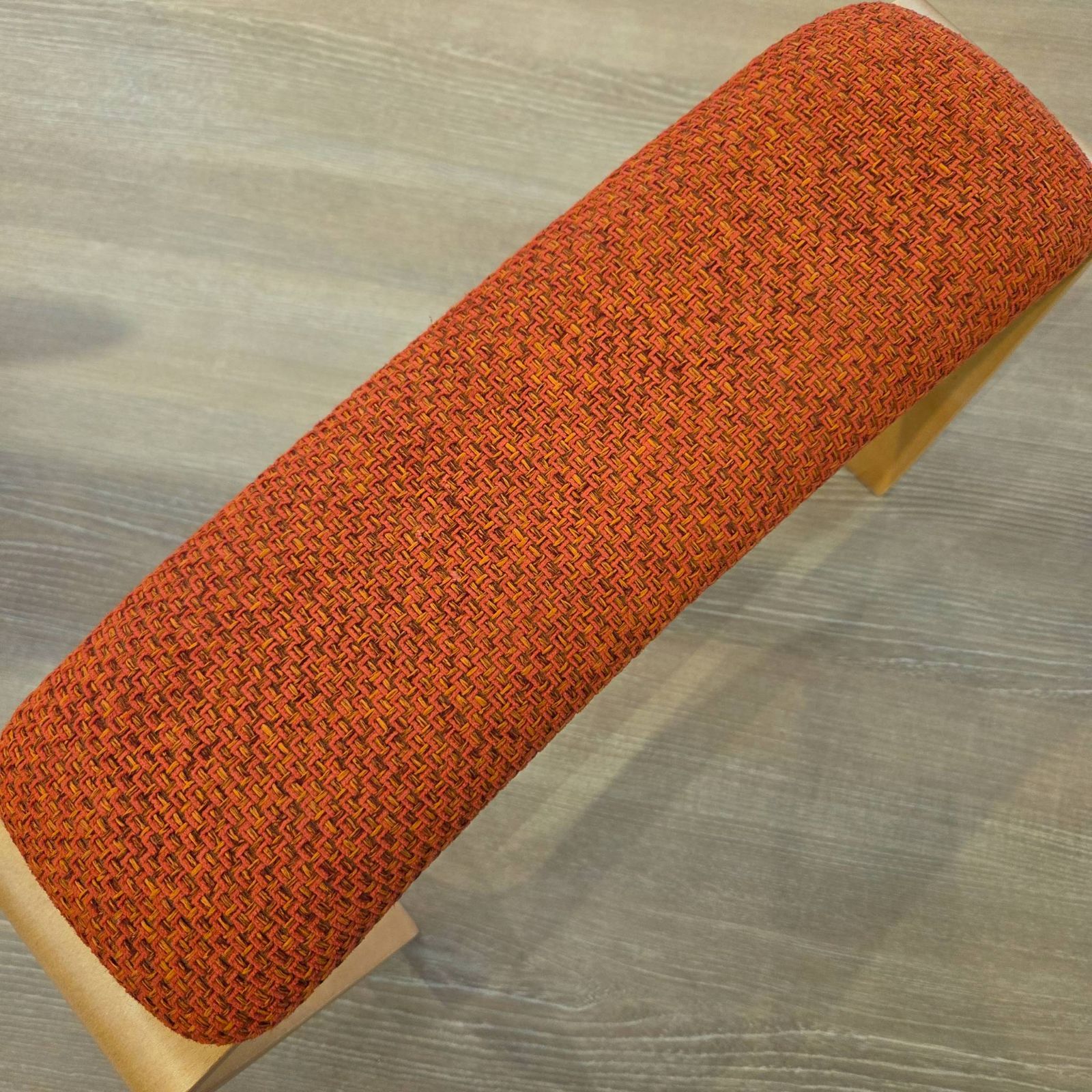 ➀ Tendo 天童木工 脇息 きょうそく 肘置き メープル材 ナチュラル T