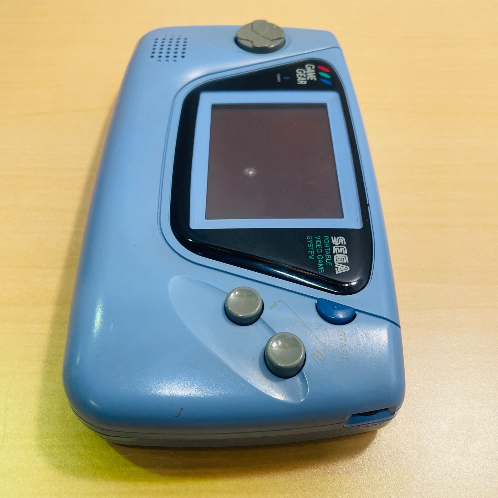 ゲームギア 本体　ブルー　ジャンク品 ジャンク品】ゲームギア本体 (ブルー)+ソフト スクラッチゴルフ - メルカリ