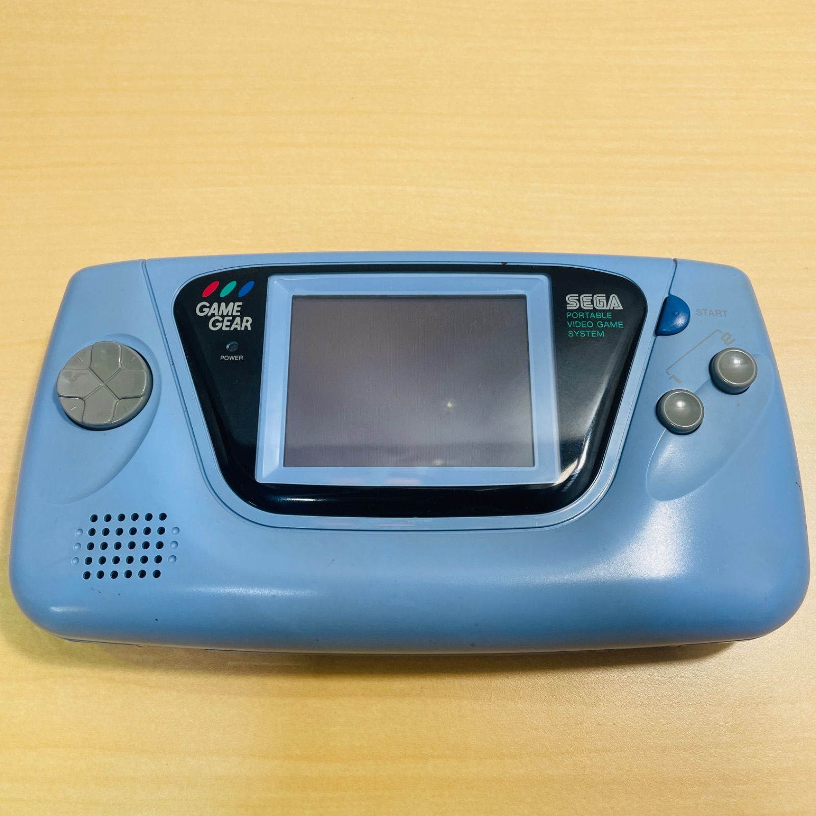 ゲームギア 本体　ブルー　ジャンク品 ジャンク品】ゲームギア本体 (ブルー)+ソフト スクラッチゴルフ - メルカリ