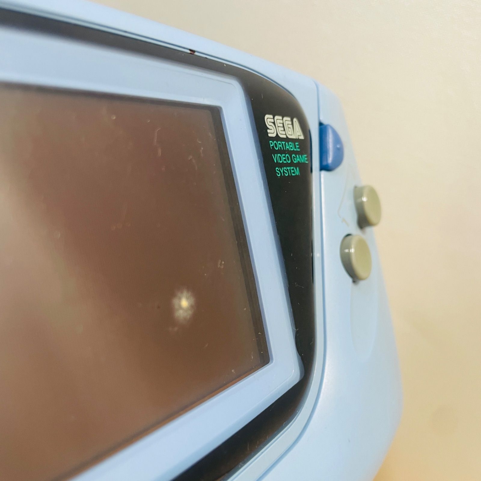 ゲームギア 本体　ブルー　ジャンク品 ジャンク品】ゲームギア本体 (ブルー)+ソフト スクラッチゴルフ - メルカリ