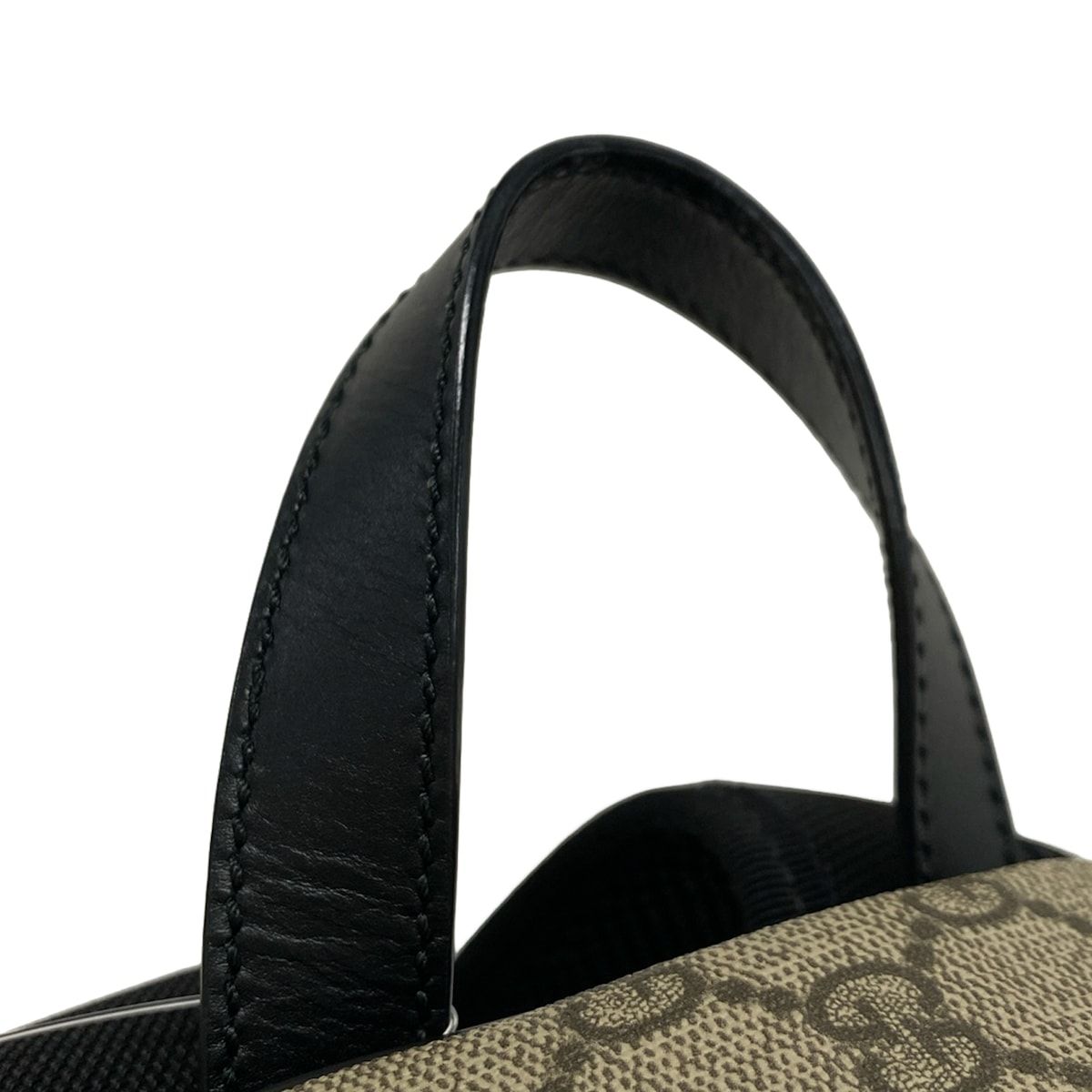  GUCCI グッチ リュックサック GGスプリーム キャンバス スモール バックパック 429020 ベージュ×黒 レザー リュック バックパック バッグ