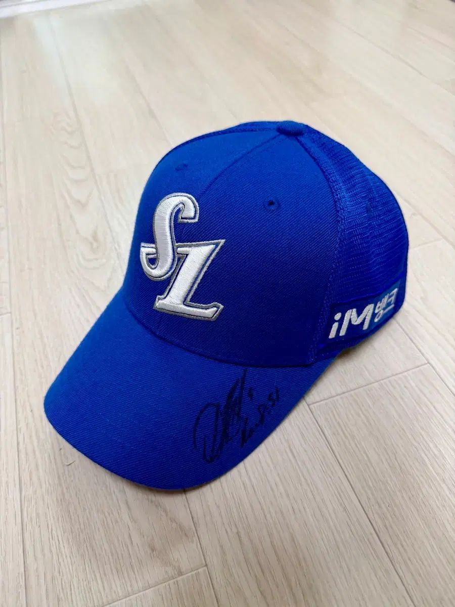 サムスン ライオンズ 뷰캐넌 サイン帽子