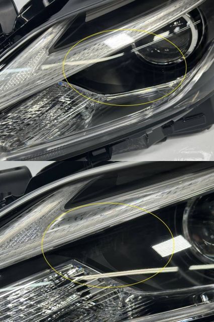 確認専用 レクサス CT200 ZWA10 後期 純正 左ヘッドライト 左ライト LED 81150