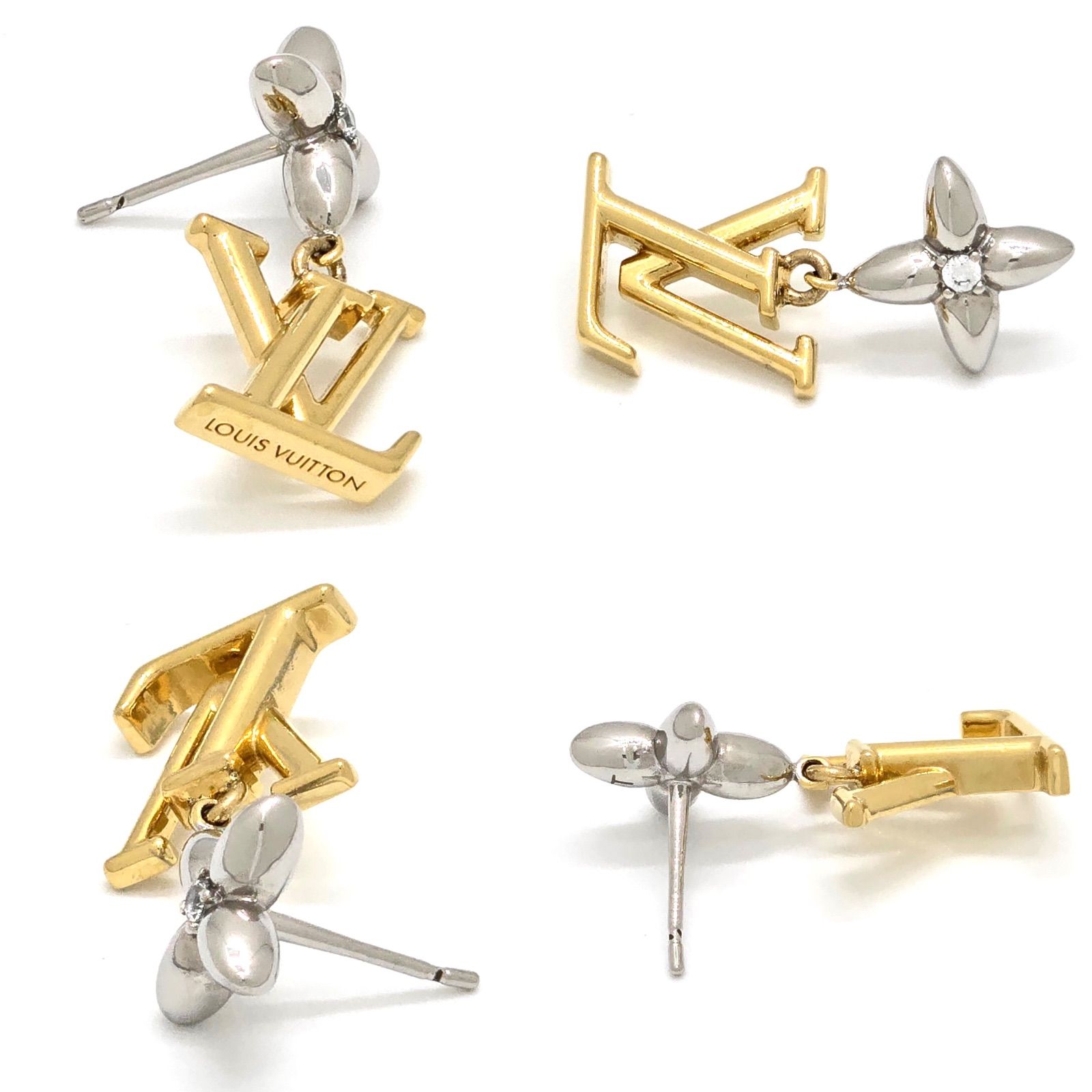 LOUIS VUITTON ルイヴィトン M01287 ピアス・パンダント LV アイ