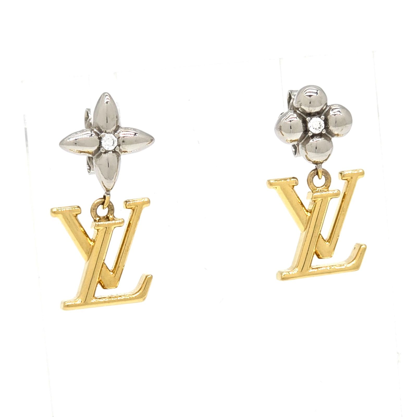 LOUIS VUITTON ルイヴィトン M01287 ピアス・パンダント LV アイ