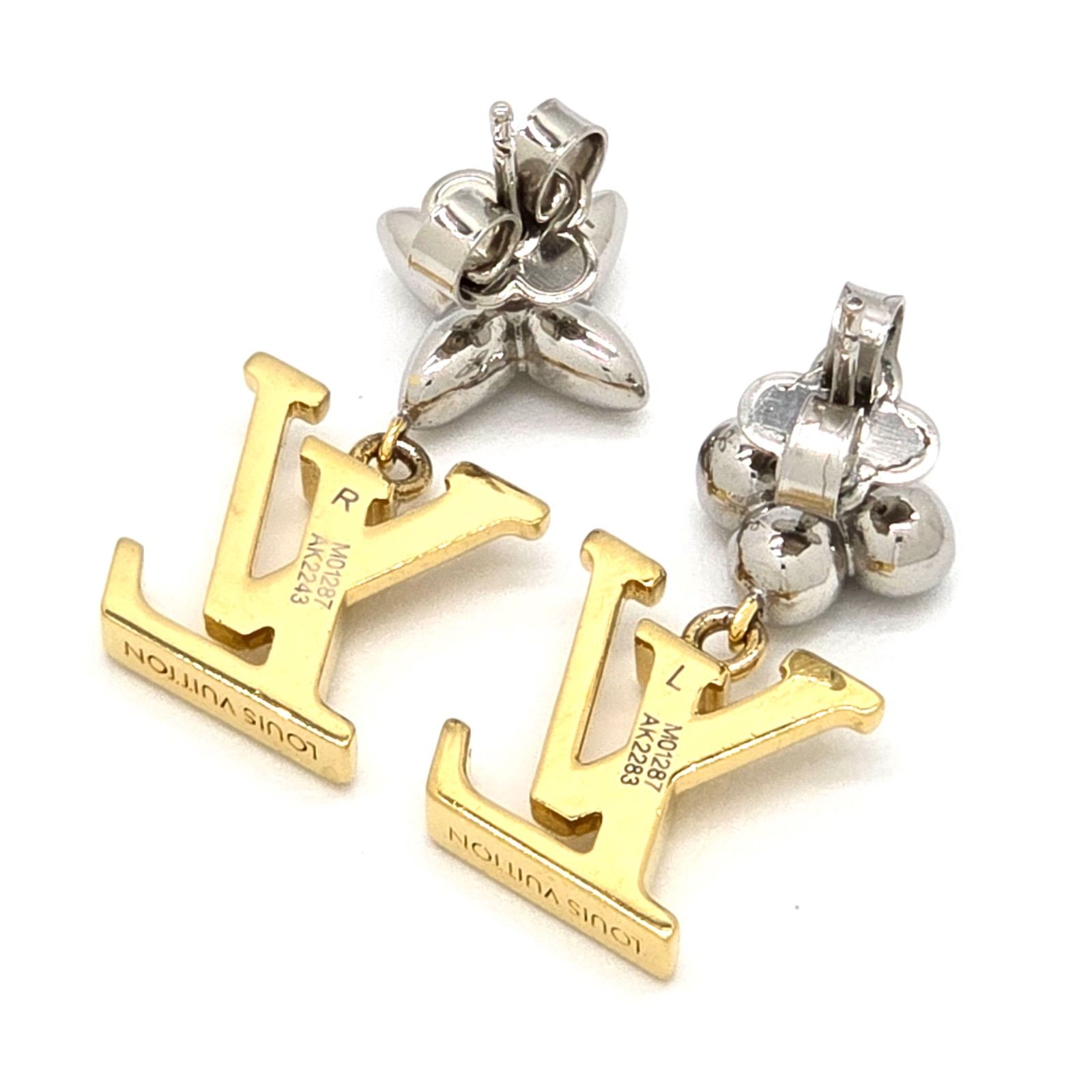 LOUIS VUITTON ルイヴィトン M01287 ピアス・パンダント LV アイ 