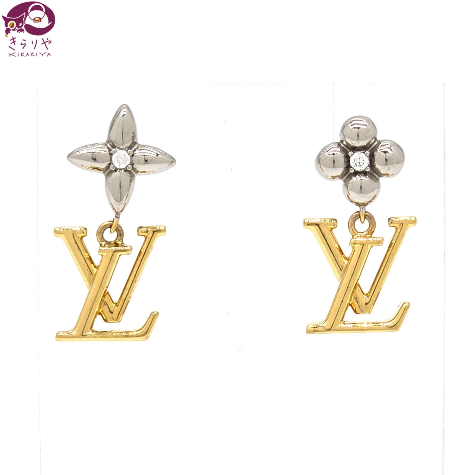 LOUIS VUITTON ルイヴィトン M01287 ピアス・パンダント LV アイ