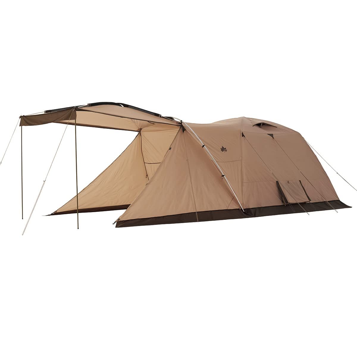 ロゴス LOGOS Tradcanvas DX PANEL オーニングプラトーテントXL ベージュ 約 幅270×全長615 560×高さ185 cm