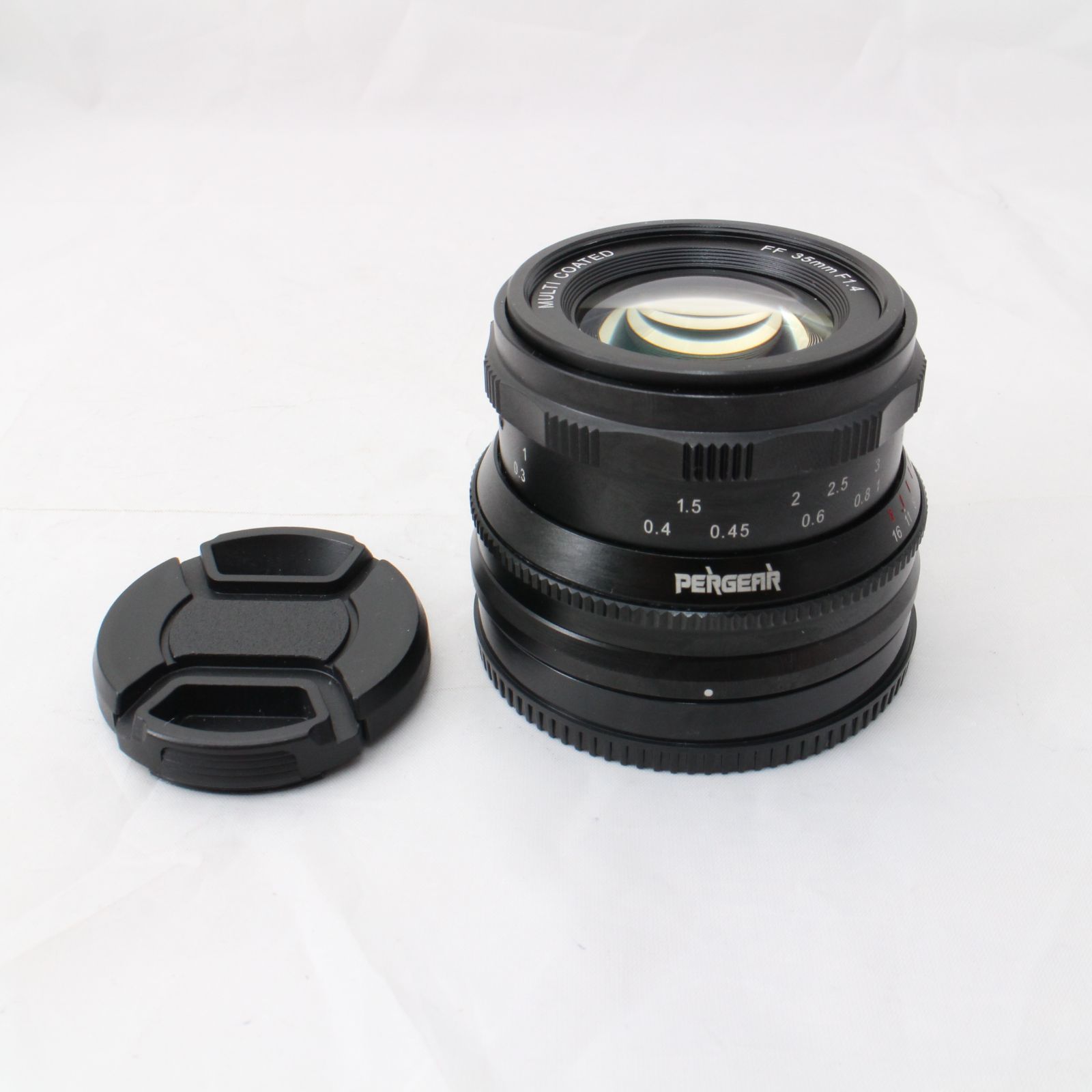 560 PERGEAR 35 mm F 1.4 フルサイズ マニュアルフォーカスレンズ 単焦点レンズ Eマウント ブラック