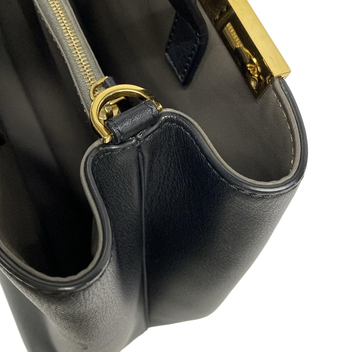  FENDI フェンディ ハンドバッグ プチ トゥージュール 8 BH 253 黒 レザー ハンドバッグ バッグ