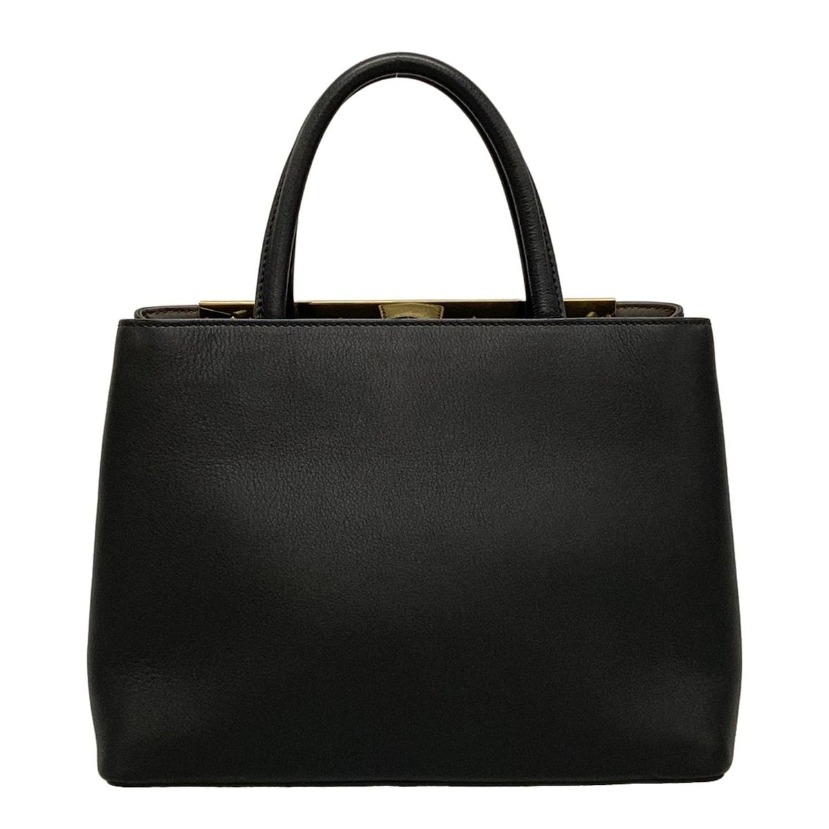 【美品】プチトゥージュール　ブラック　ハンドバッグ　FENDI ゴールド FENDI(フェンディ) ハンドバッグ プチ トゥージュール 8BH253 黒