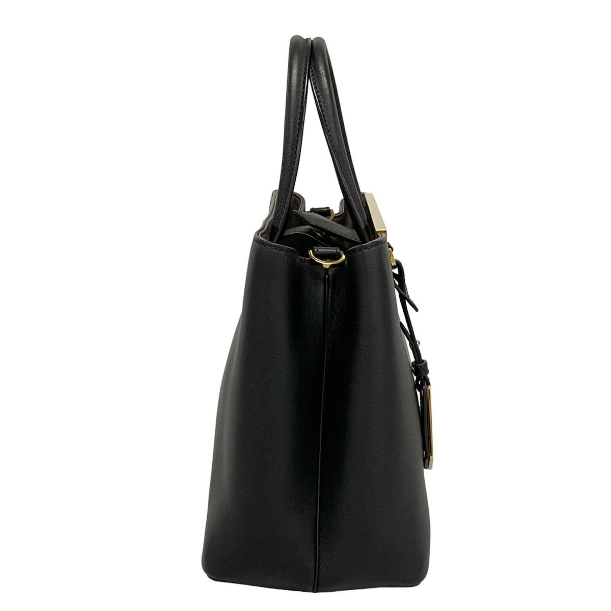 FENDI フェンディ ハンドバッグ プチ トゥージュール 8 BH 253 黒 レザー