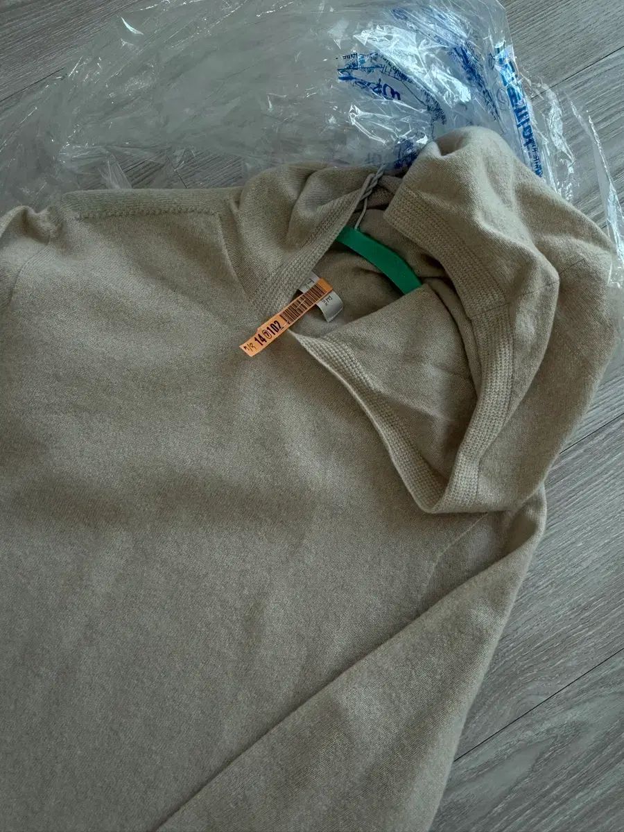  TIME カシミア フード付きニットONE PIECE 長袖 七分袖 その他