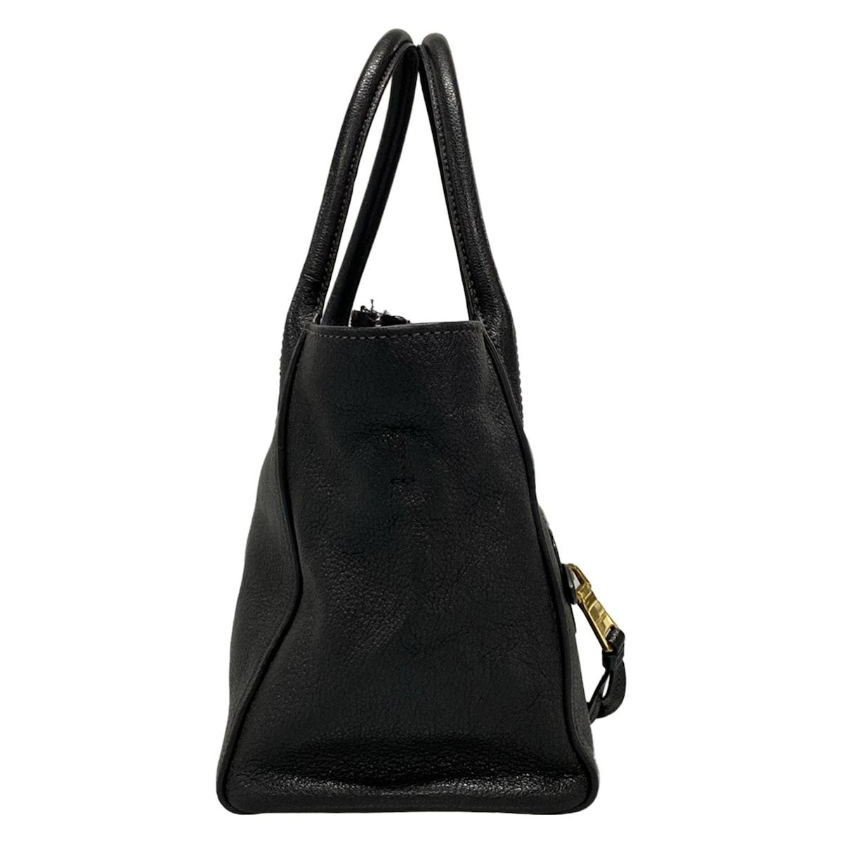 miumiu ミュウミュウ ハンドバッグ - 黒 レザー