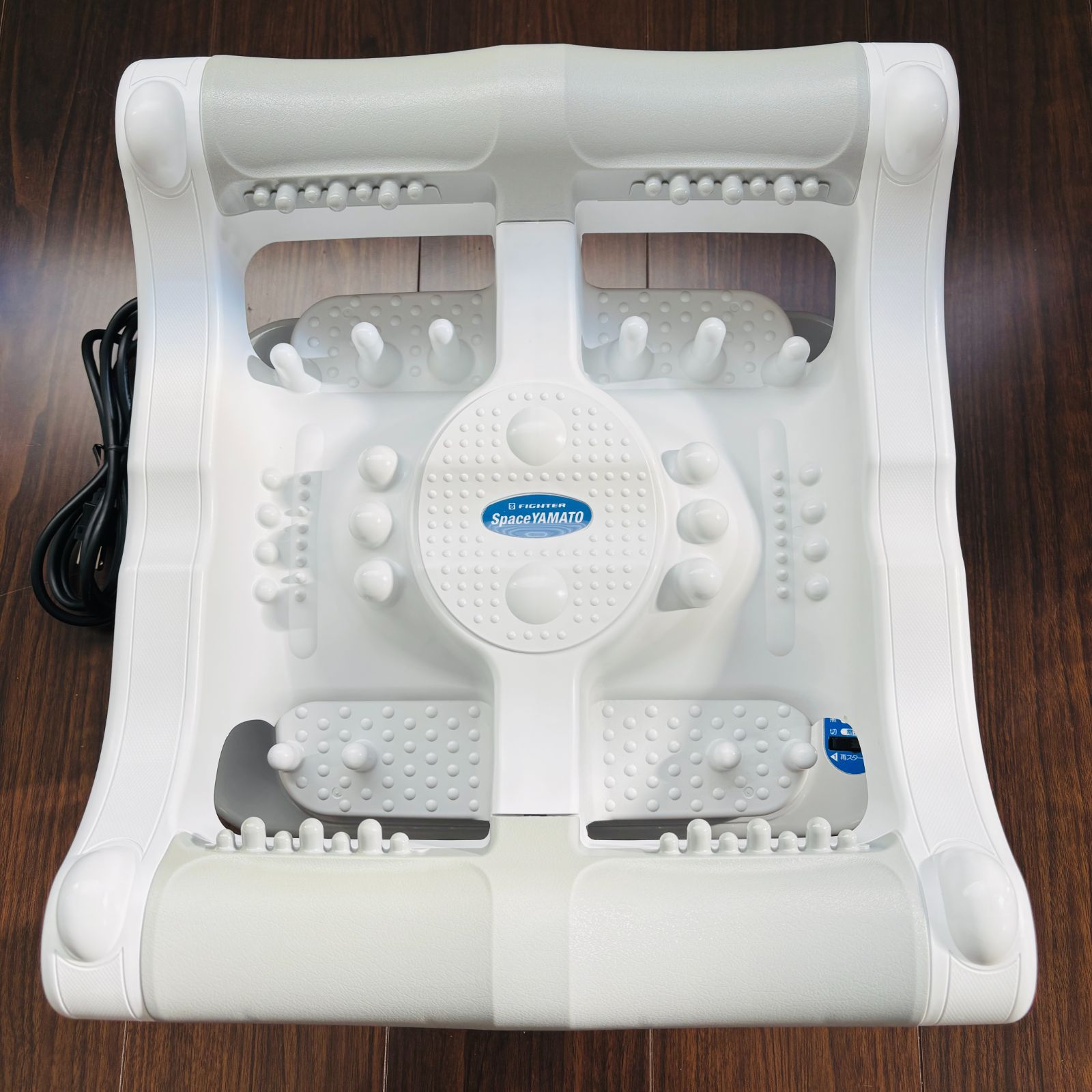 取扱説明書付き テラニシ マッサージャー Space YAMATO スペースヤマト ファイター SM-3000 家庭用電気マッサージ器 グレー