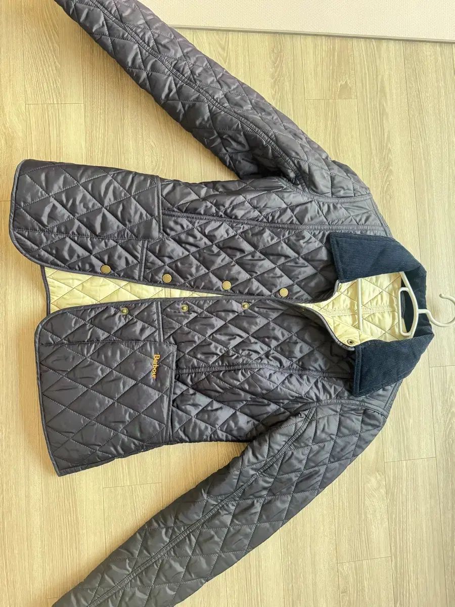 BARBOUR キルティング ジャケット ネイビー UK 8