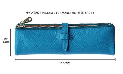 LIMITED ペンケース ルポ2セカンド 本革 イタリアンレザー 筆箱 オレンジ