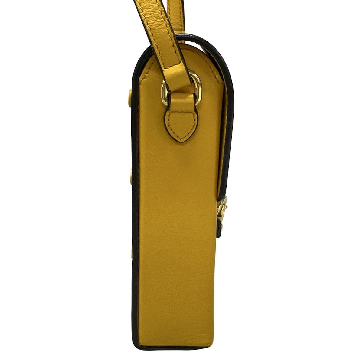 GUCCI グッチ ショルダーバッグ ホースビット 1955 625615 イエロー レザー