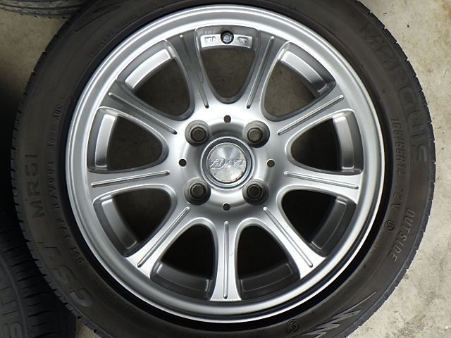 233 802 LAYCEA アルミホイール＆ラジアルタイヤ 165 55 R 14 2021年 ４本セット