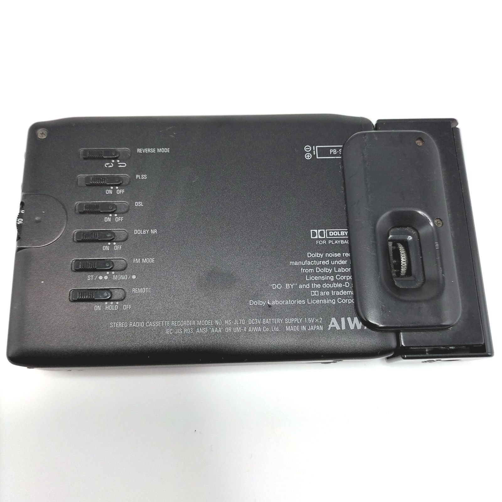 AIWA HS-JL70 カセットプレーヤー ※ジャンク ※通電のみ確認 - メルカリ