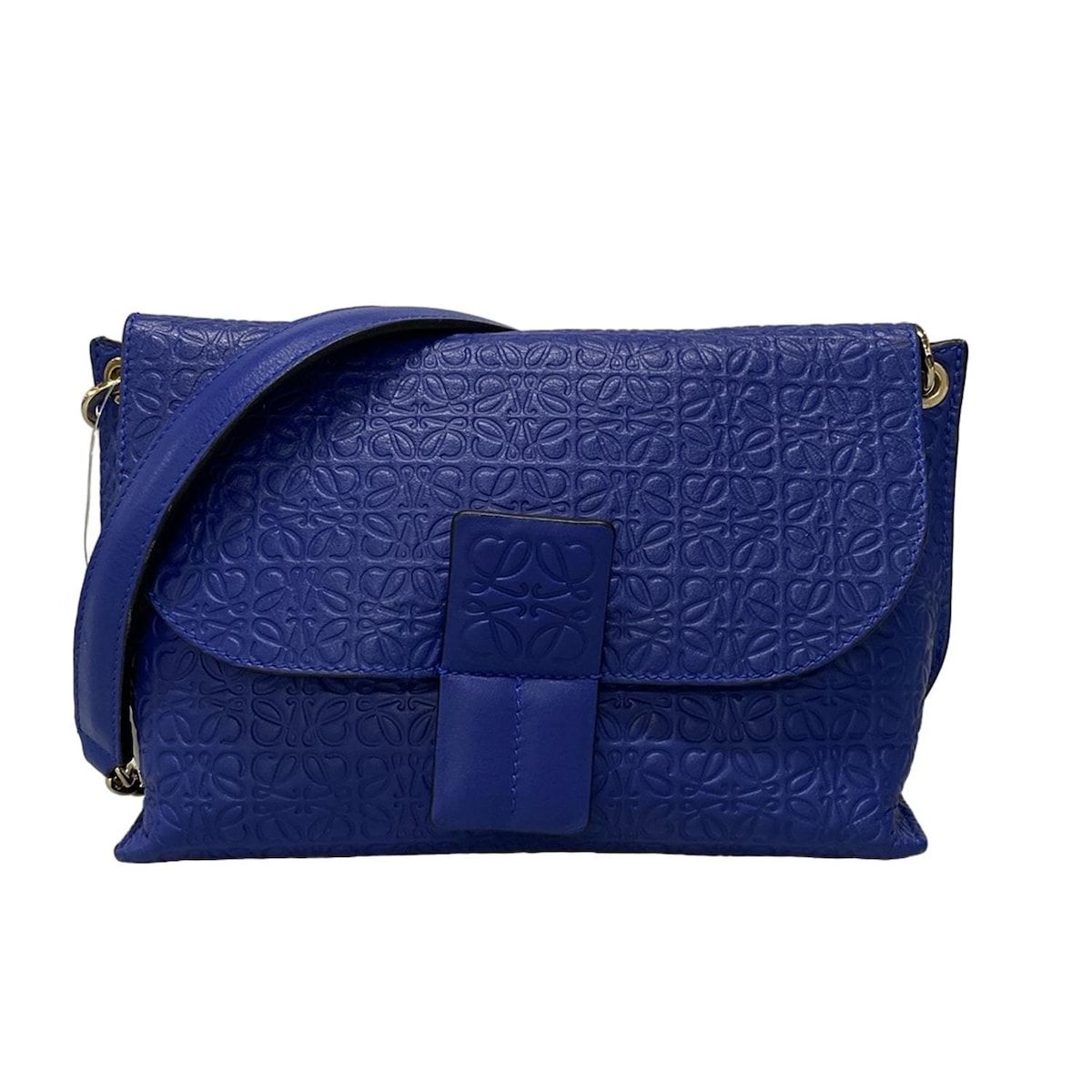 LOEWE(ロエベ) ショルダーバッグ アベニュー ブルー チェーン