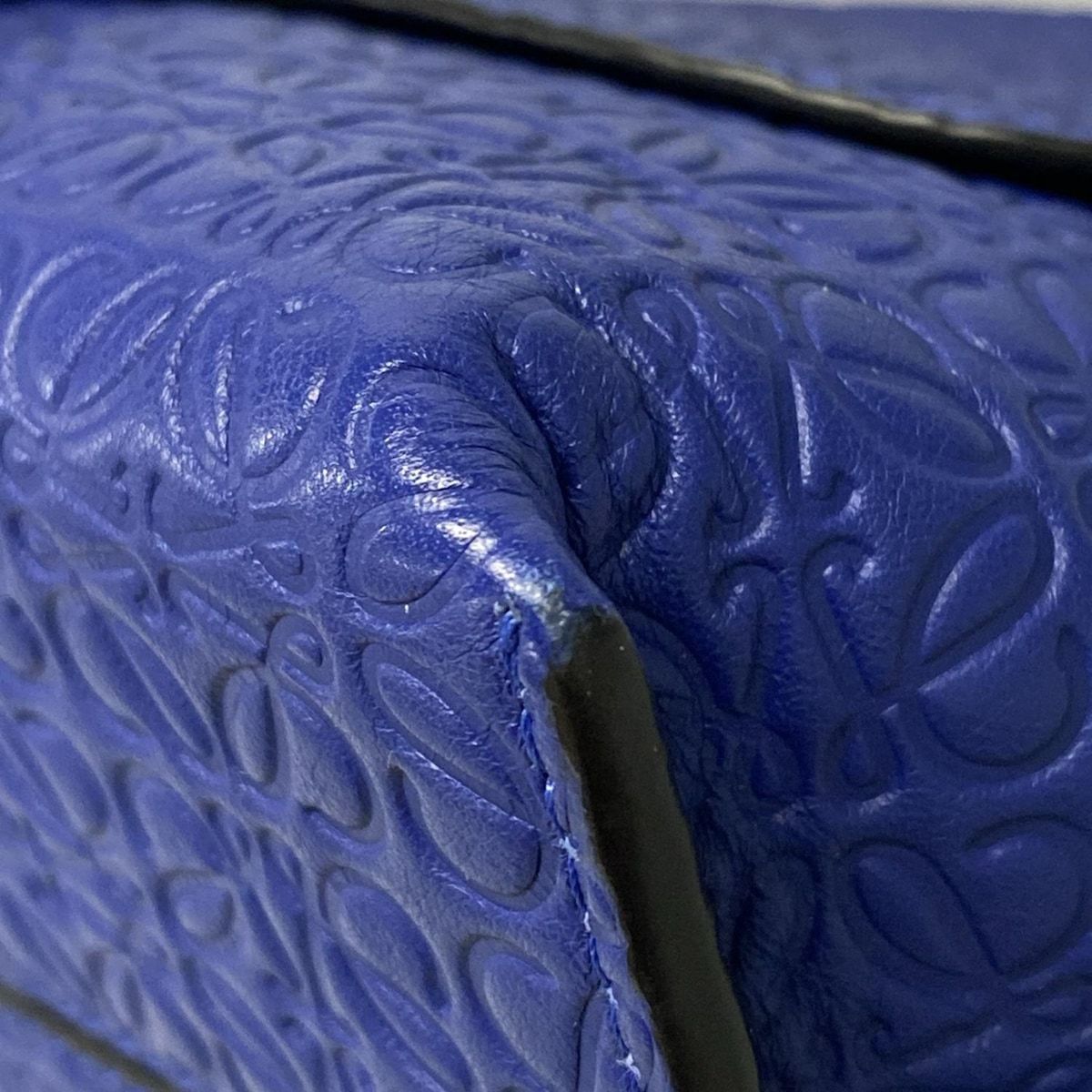 ブルー チェーンショルダー