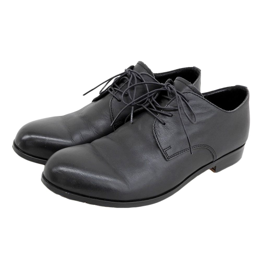 パドローネ　 ダービープレーントゥシューズ ブラック　40 PADRONE パドローネ DERBY PLAIN TOE SHOES ダービープレーントゥ