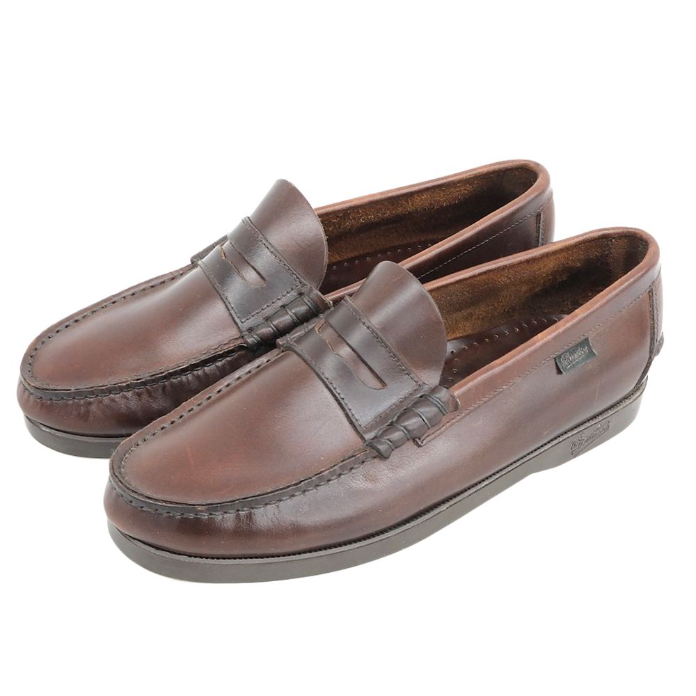 Paraboot パラブーツ レザー コロー コインローファー シューズ メンズ ブラウン 6 1 2