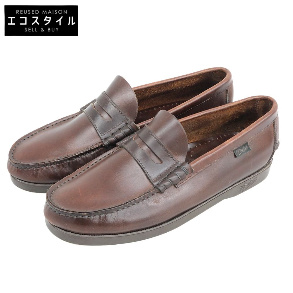 Paraboot パラブーツ レザー コロー コインローファー シューズ メンズ ブラウン 6 1 2