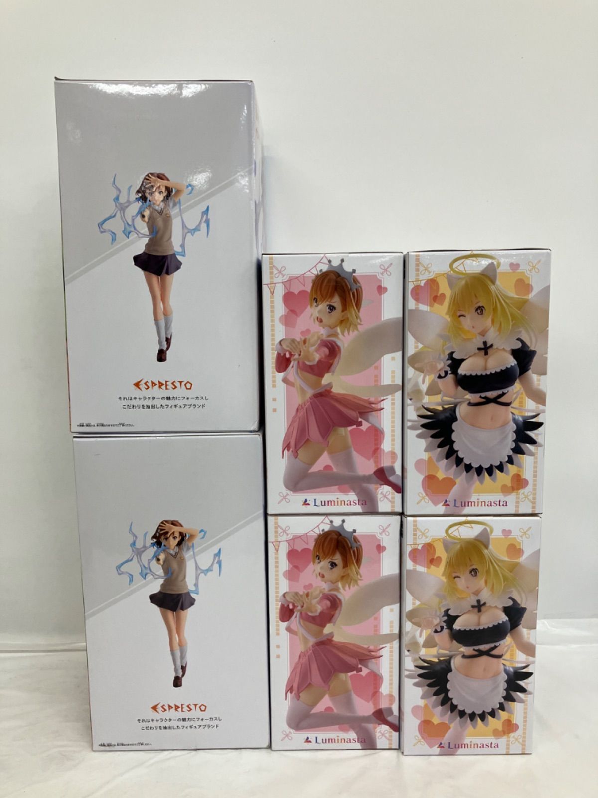 未開封 とある科学の超電磁砲 食蜂操祈 御坂美琴 フィギュア まとめ 3