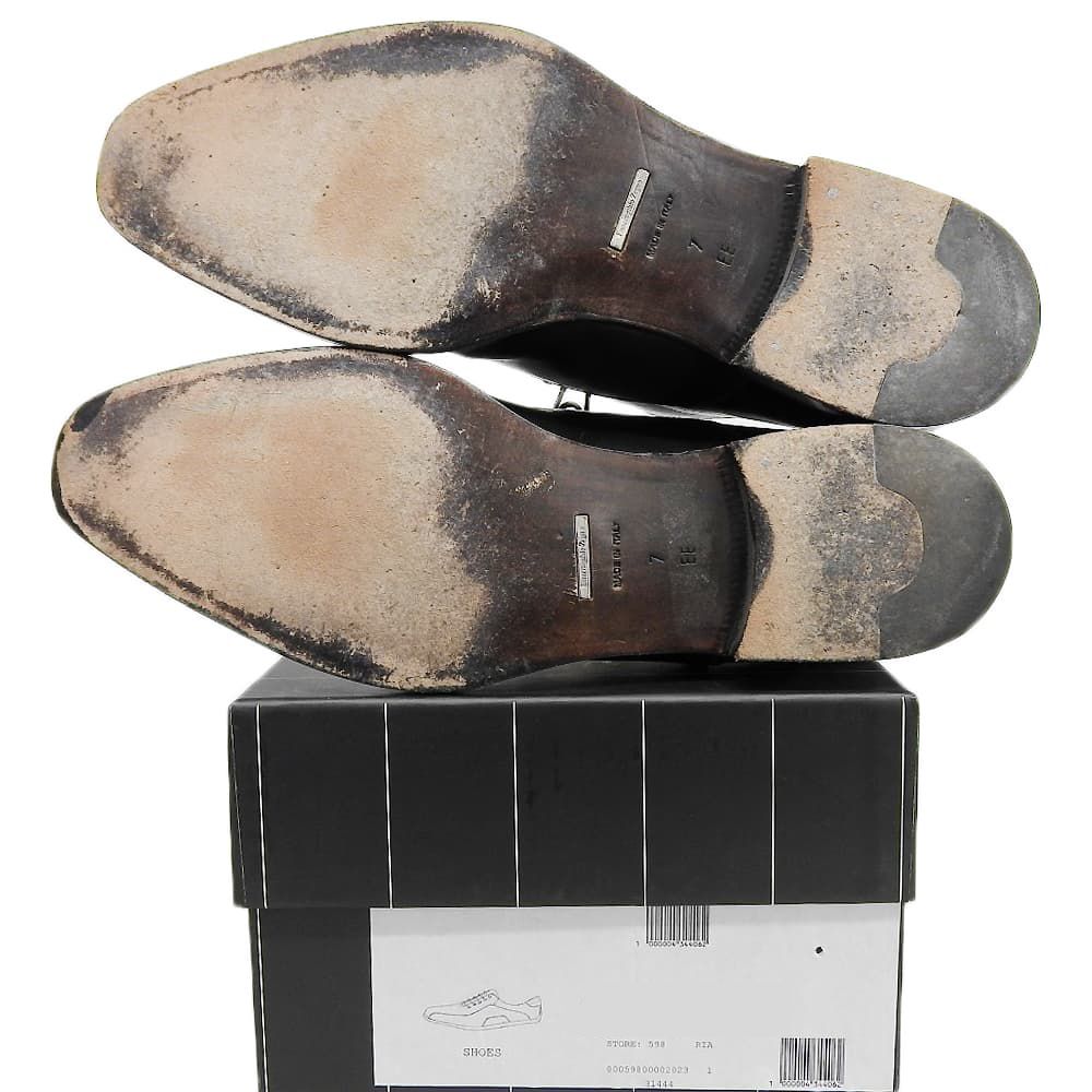  Ermenegildo Zegna エルメネジルドゼニア ストレートチップ ビジネス ドレス シューズ メンズ ブラック 7 E 2 その他 靴