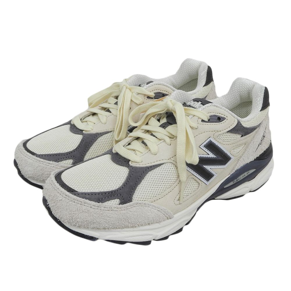 BALANCE ニュー ンス V 3ムーン ローカットスニーカー シューズ メンズ アイボリー 26 cm M 990 AD 3