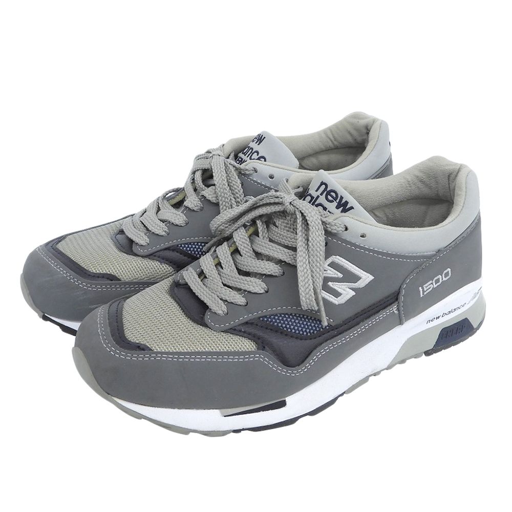 BALANCE ニュー ンス 英国製 スニーカー シューズ メンズ グレー 8 D US