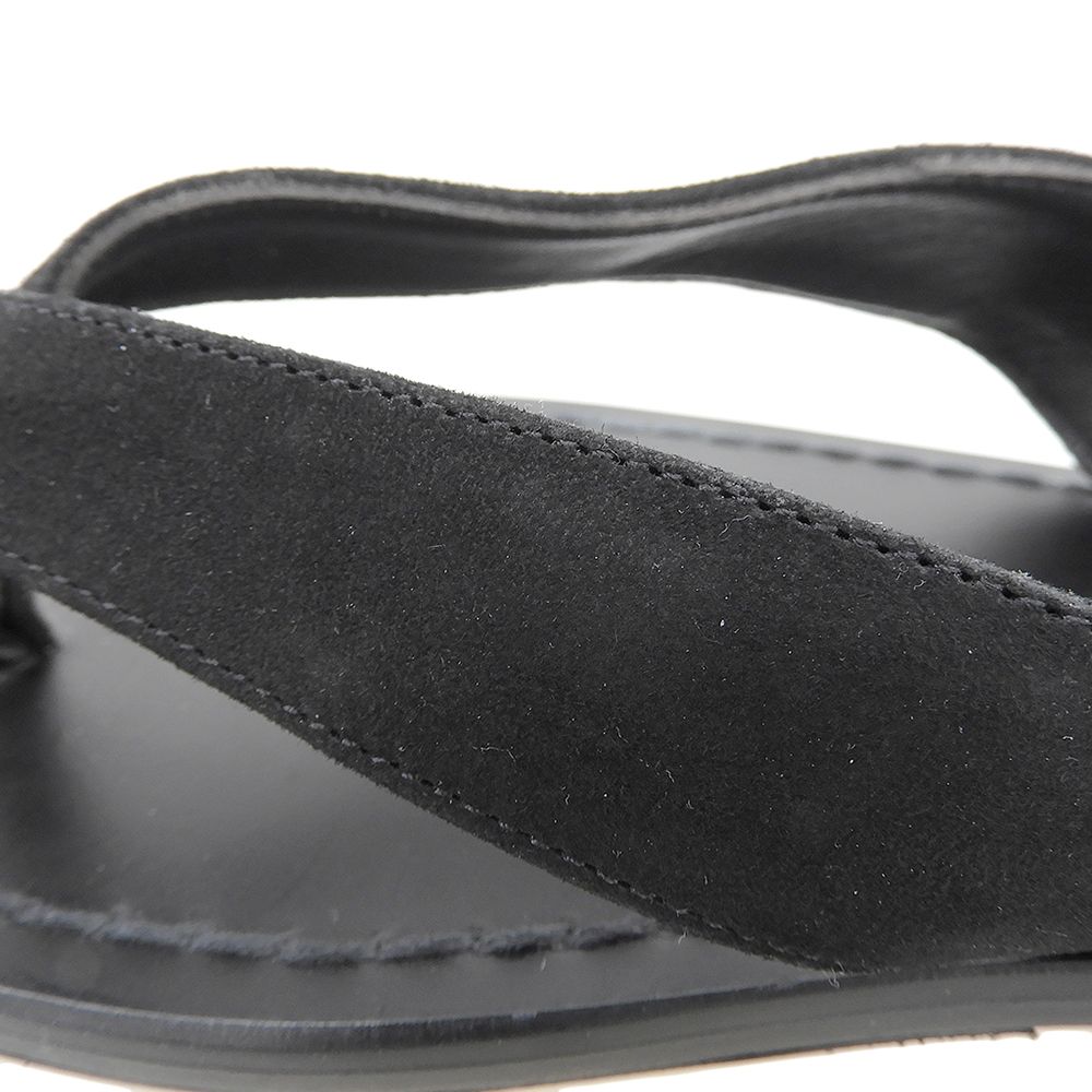  Amedeo Canfora Capri アメディオカンフォラカプリ レザー ALAN BLACK SUEDE SANDAL シューズ メンズ 黒 ブラック 42 その他 靴