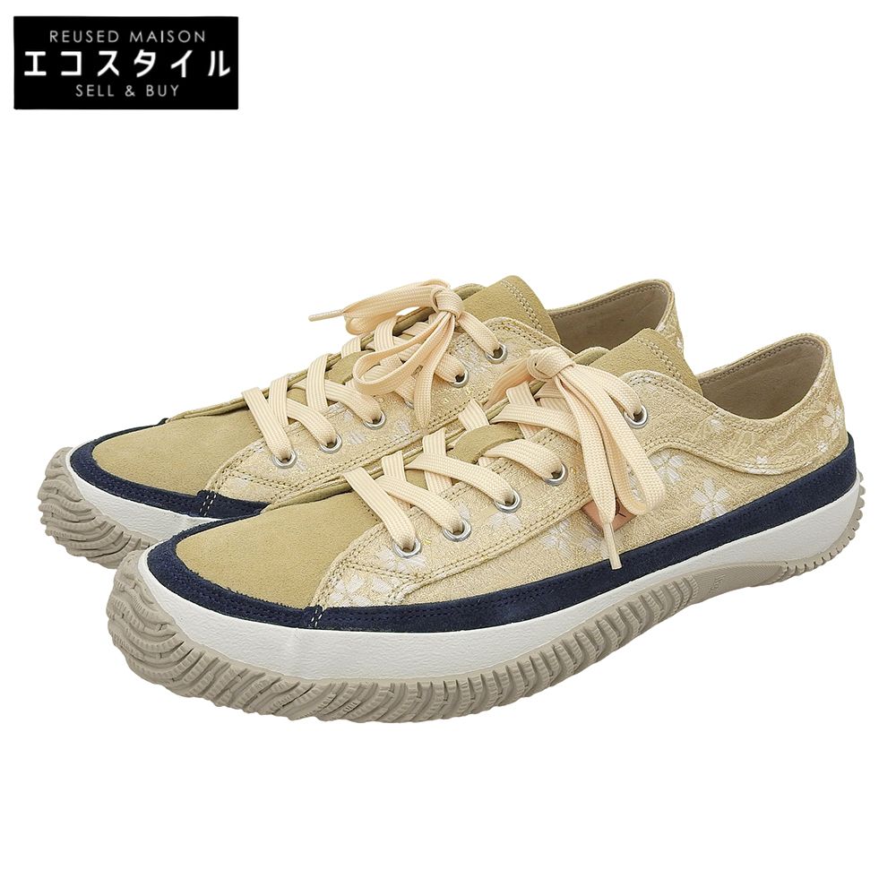 Spingle move スプリングムーブ 金襴 ローカットスニーカー シューズ メンズ ゴールド ベージュ 26 5 cm SPM 171 L