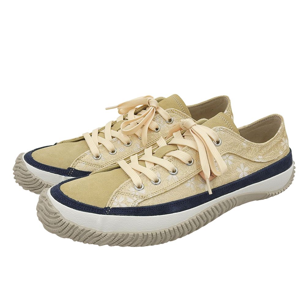 Spingle move スプリングムーブ 金襴 ローカットスニーカー シューズ メンズ ゴールド×ベージュ 26.5 cm SPM-171 L
