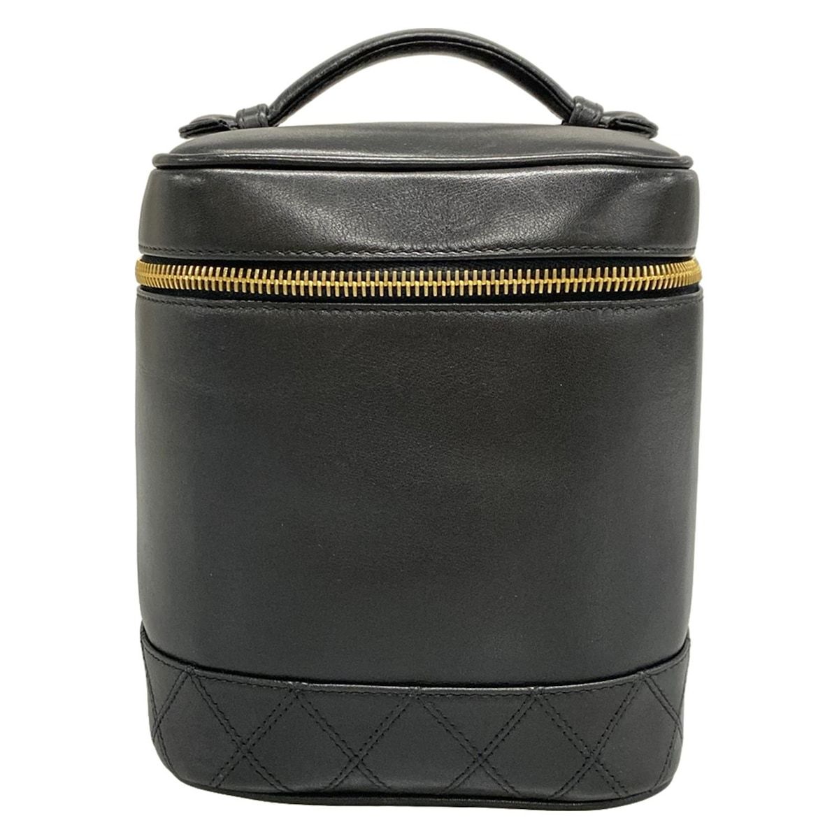 CHANEL(シャネル) バニティバッグ ビコローレ 黒 ラムスキン - メルカリ