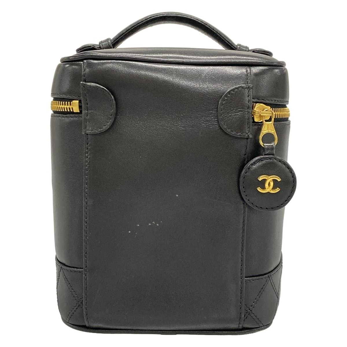 CHANEL(シャネル) バニティバッグ ビコローレ 黒 ラムスキン - メルカリ
