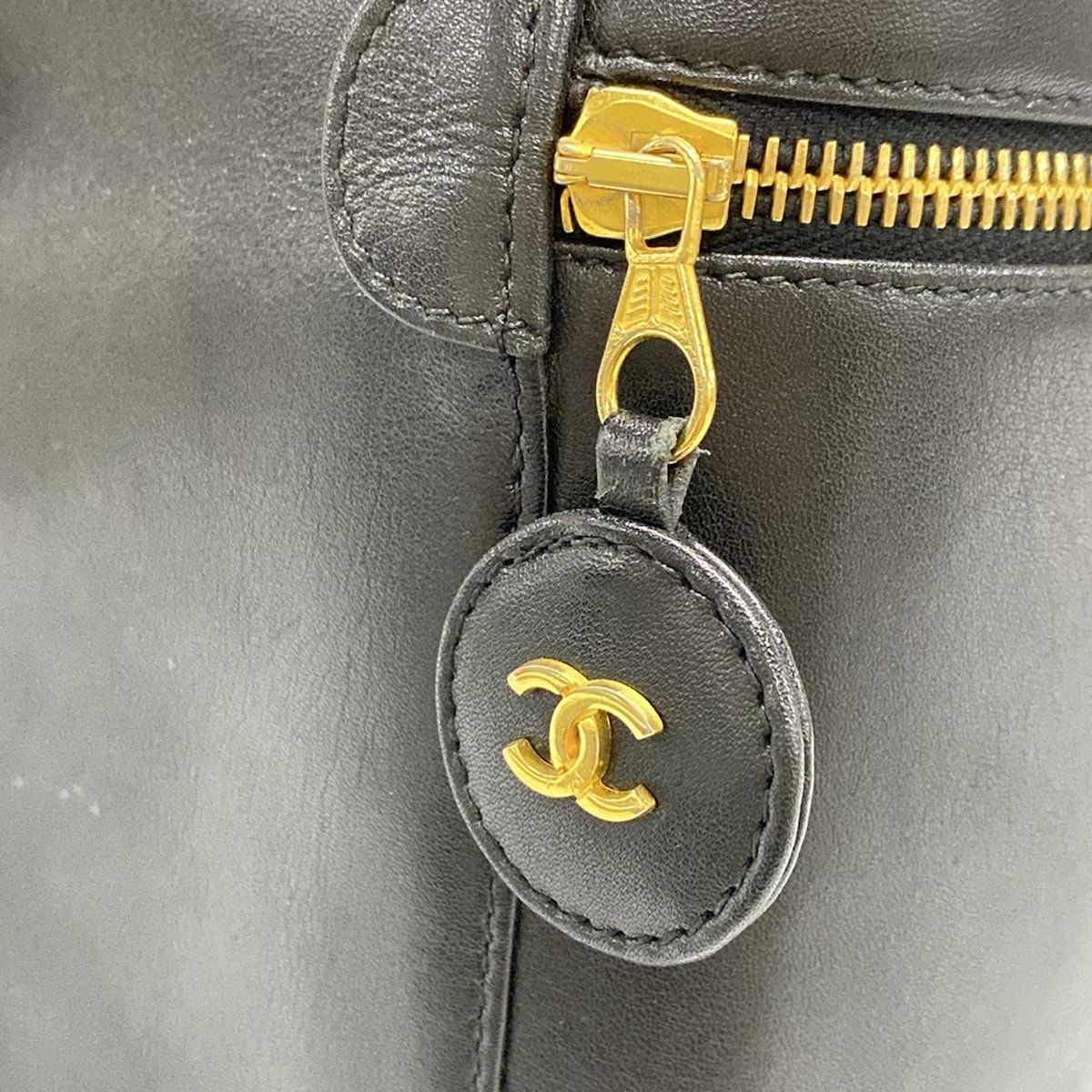 CHANEL(シャネル) バニティバッグ ビコローレ 黒 ラムスキン - メルカリ