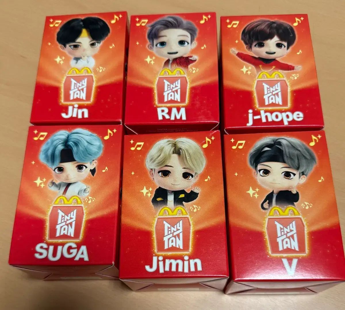 BTS TinyTAN マクドナルド ハッピーセット フィギュア 全14種 McDonald's Tinytan x BTS 2025 Happy Meal Toys Sets 8-14 Encore +