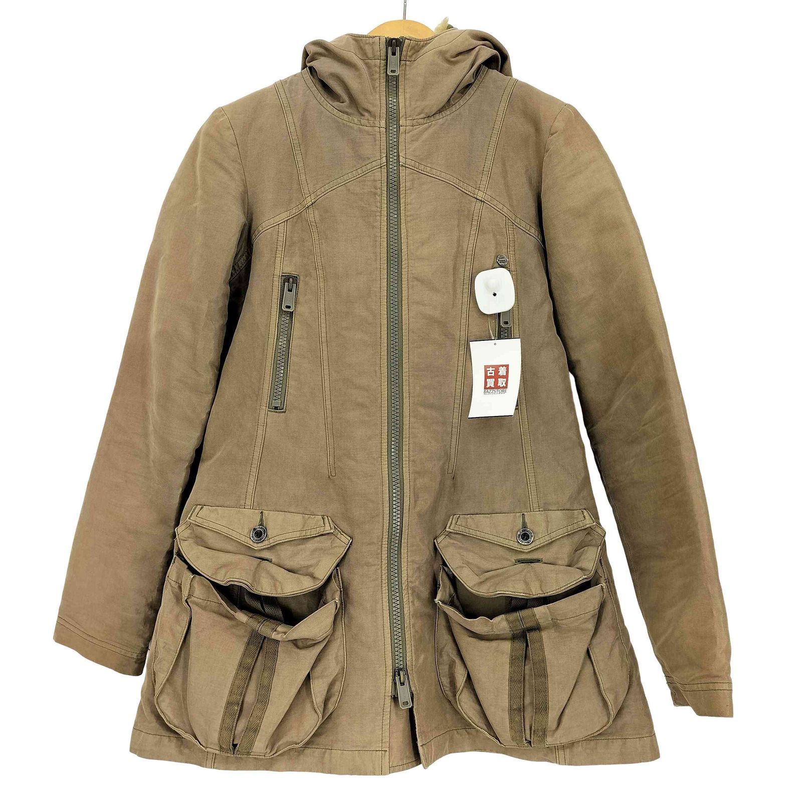 ディーゼル DIESEL 裏地ファーキルティングライナー ダブルジップ