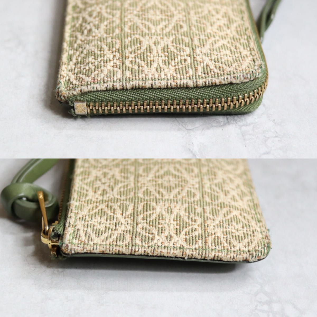 LOEWE ロエベ / ジャガードアナグラムコインカードホルダー