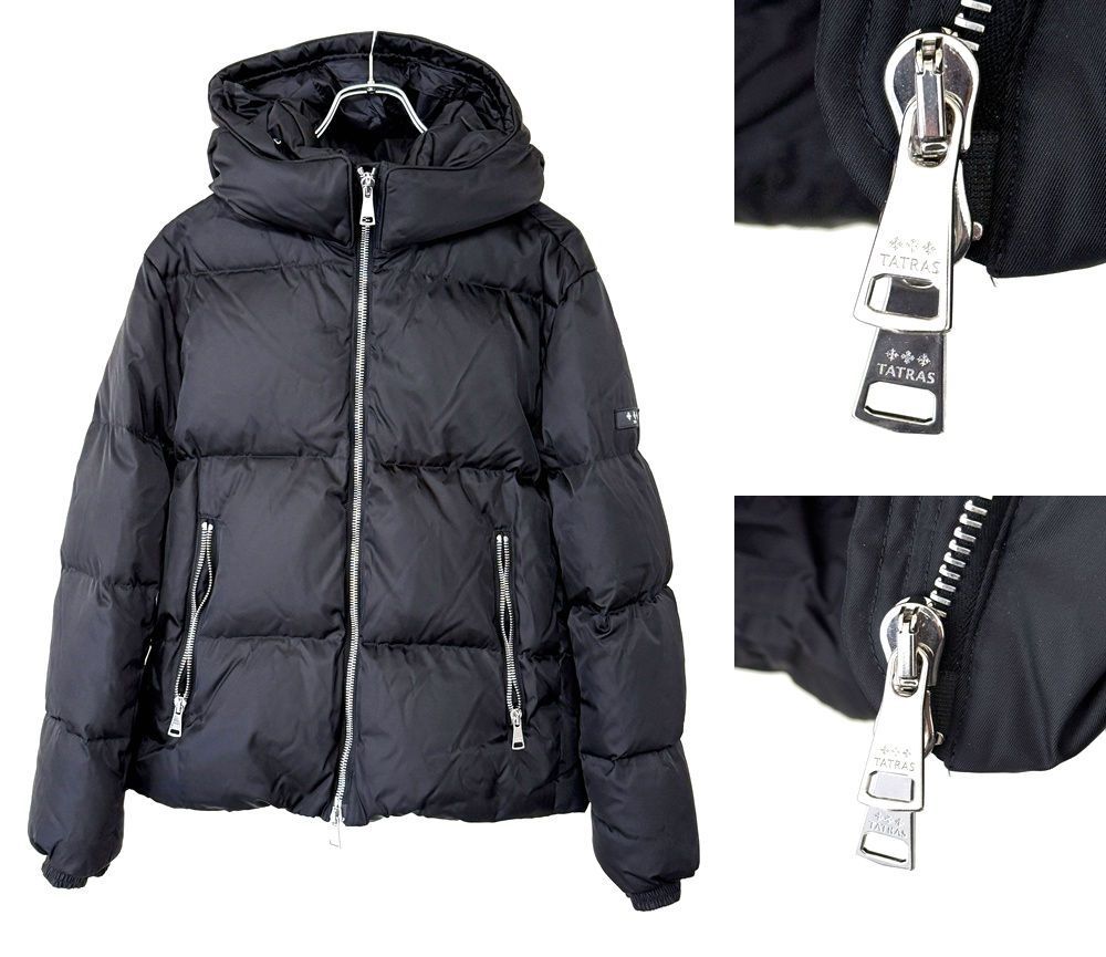 【極美品】TATRAS ダウン GRAMI グラミ 黒　02 ハンガー付き TATRAS（タトラス） ダウンジャケット アウター GRAMI グラミ