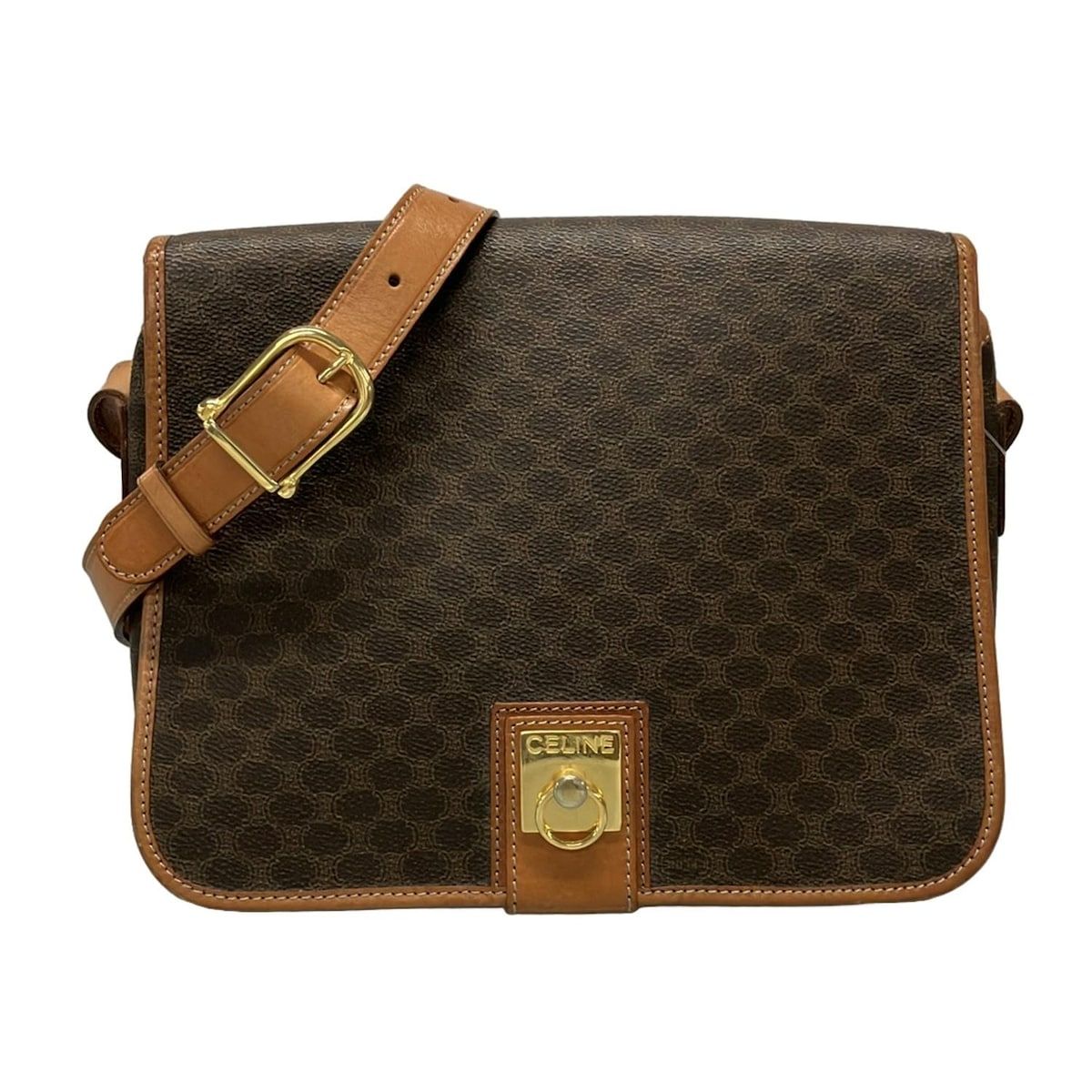 CELINE(セリーヌ) ショルダーバッグ マカダム柄,ガンチーニ ダーク