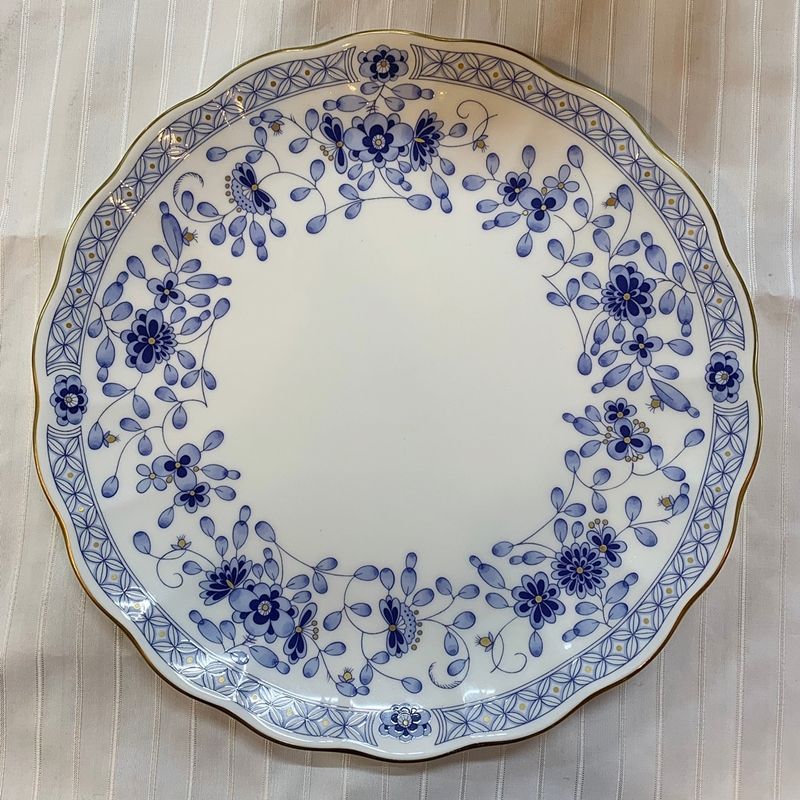 NARUMI ナルミ ミラノ ミート皿 32cm ディナー皿 プレート 金彩 ボーン