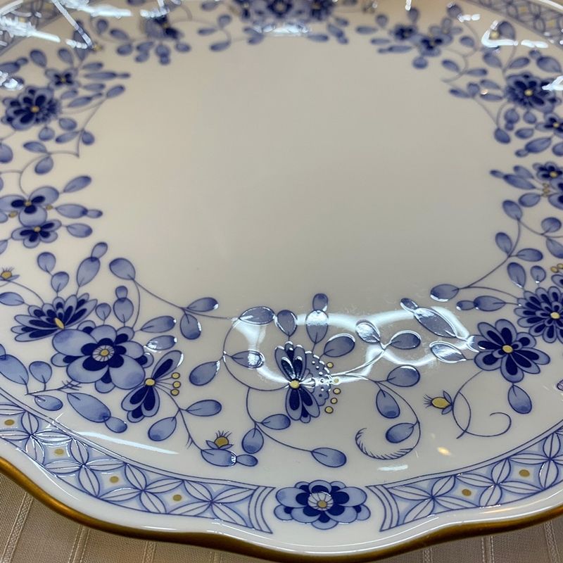 NARUMI ナルミ ミラノ ミート皿 32cm ディナー皿 プレート 金彩 ボーン